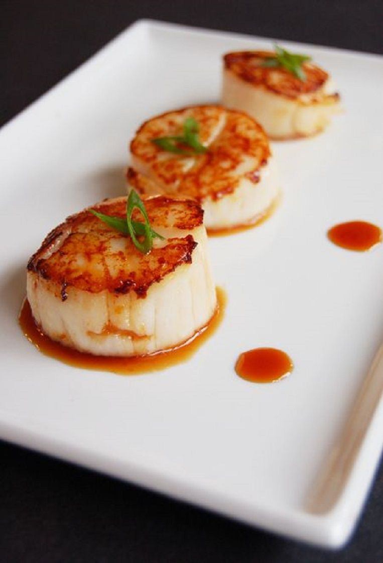 Orange-Soy Glazed Scallops