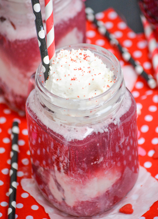 Red Wine Ice Cream Float