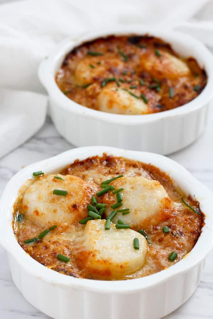 Scallop Gratin