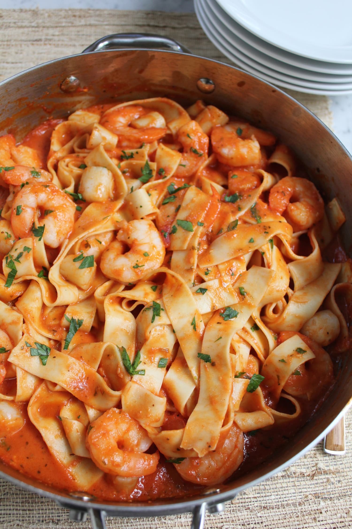 Seafood Pappardelle