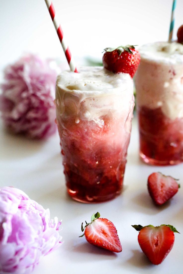 Strawberry Floats-Dairy Free