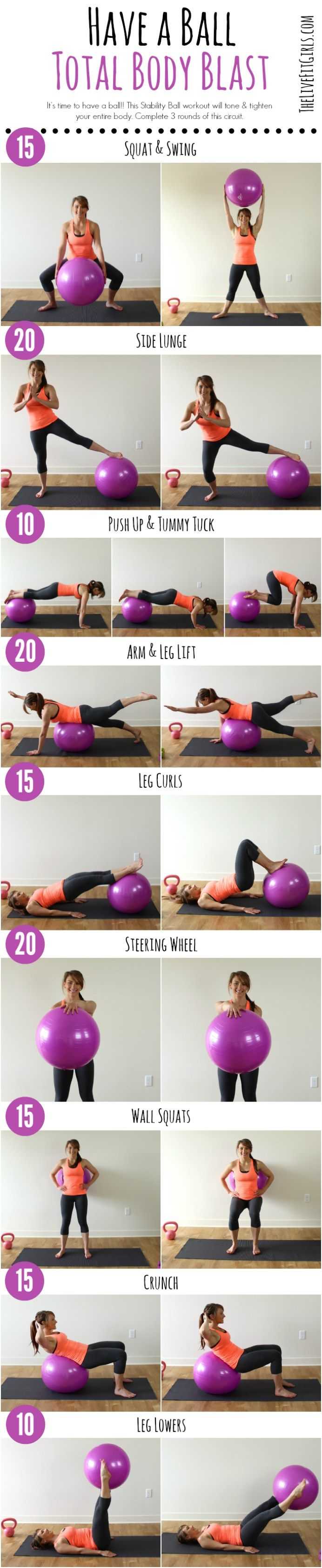 Total Body Stability Ball Workout