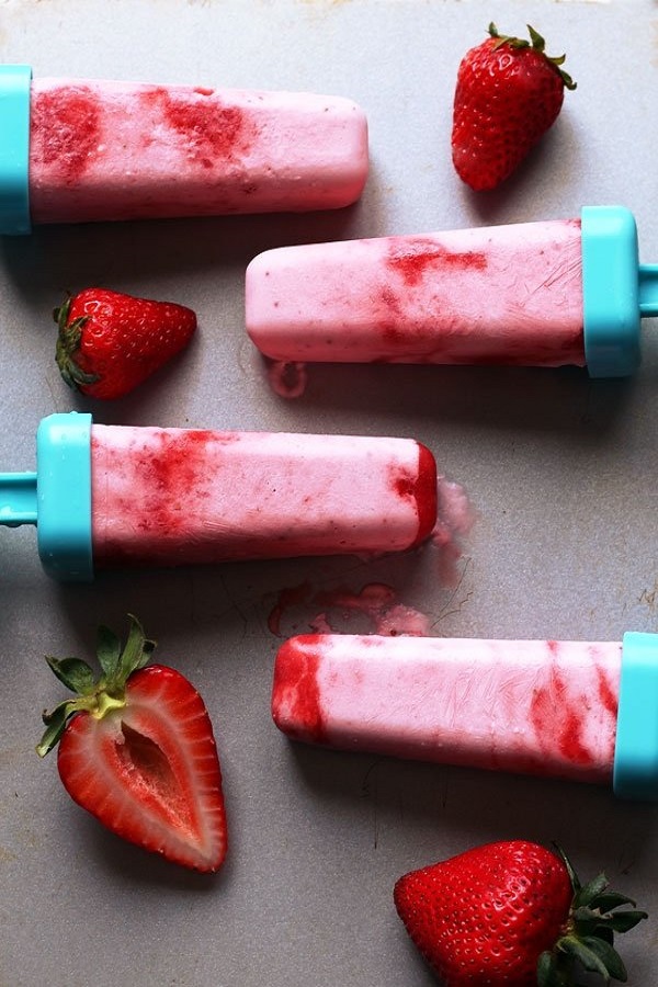 Strawberry Pops