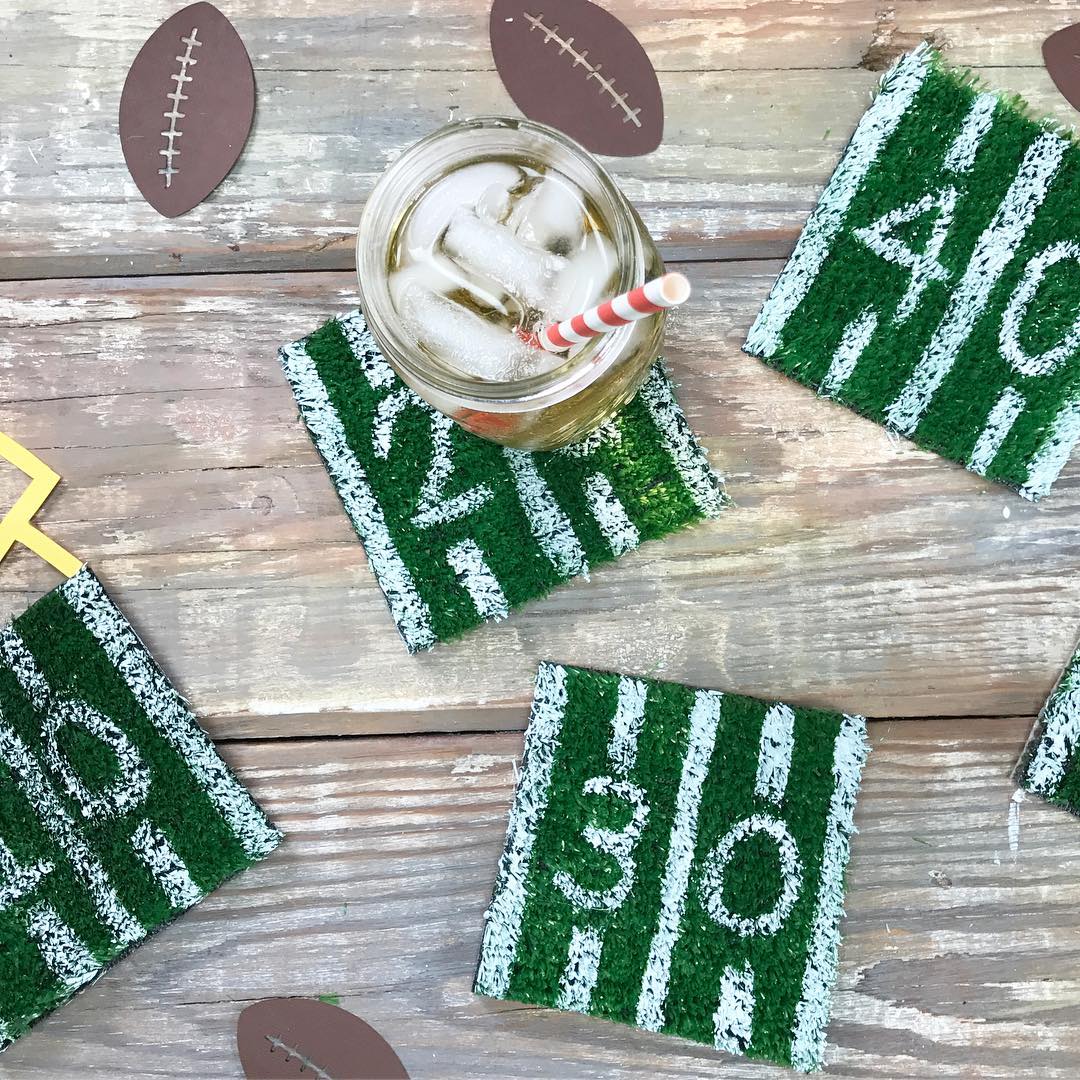 Turf coasters