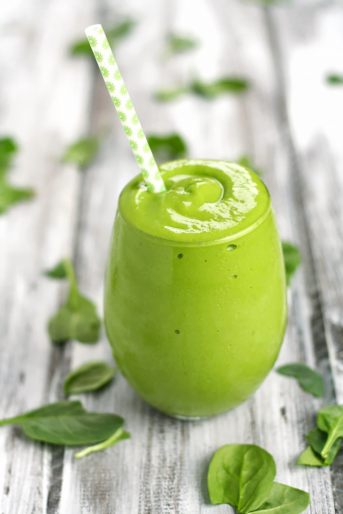 Banana Mango Avocado Green Smoothie