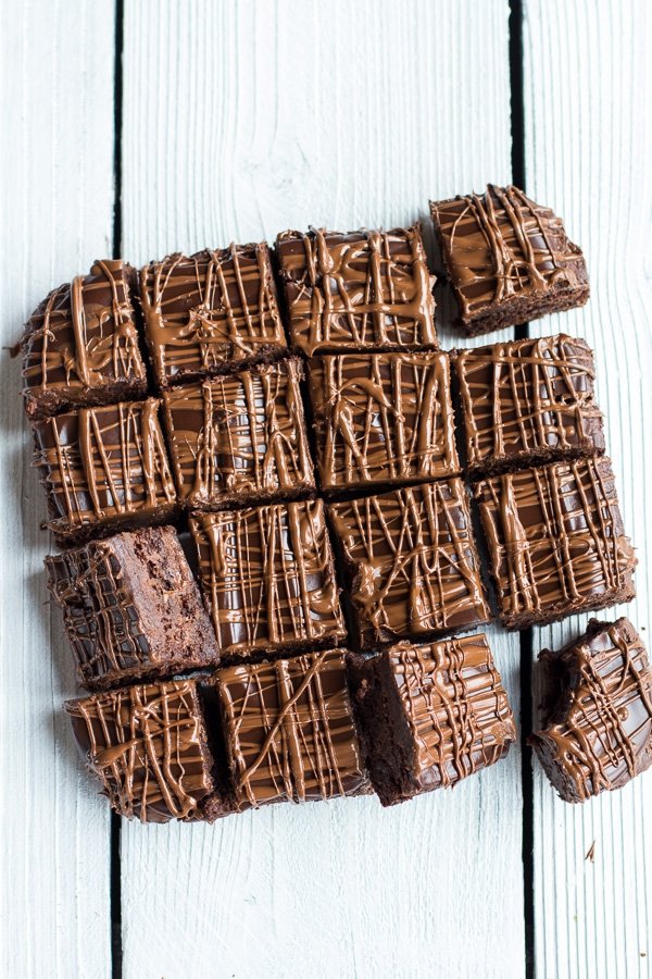 Peanut Butter Truffle Brownies