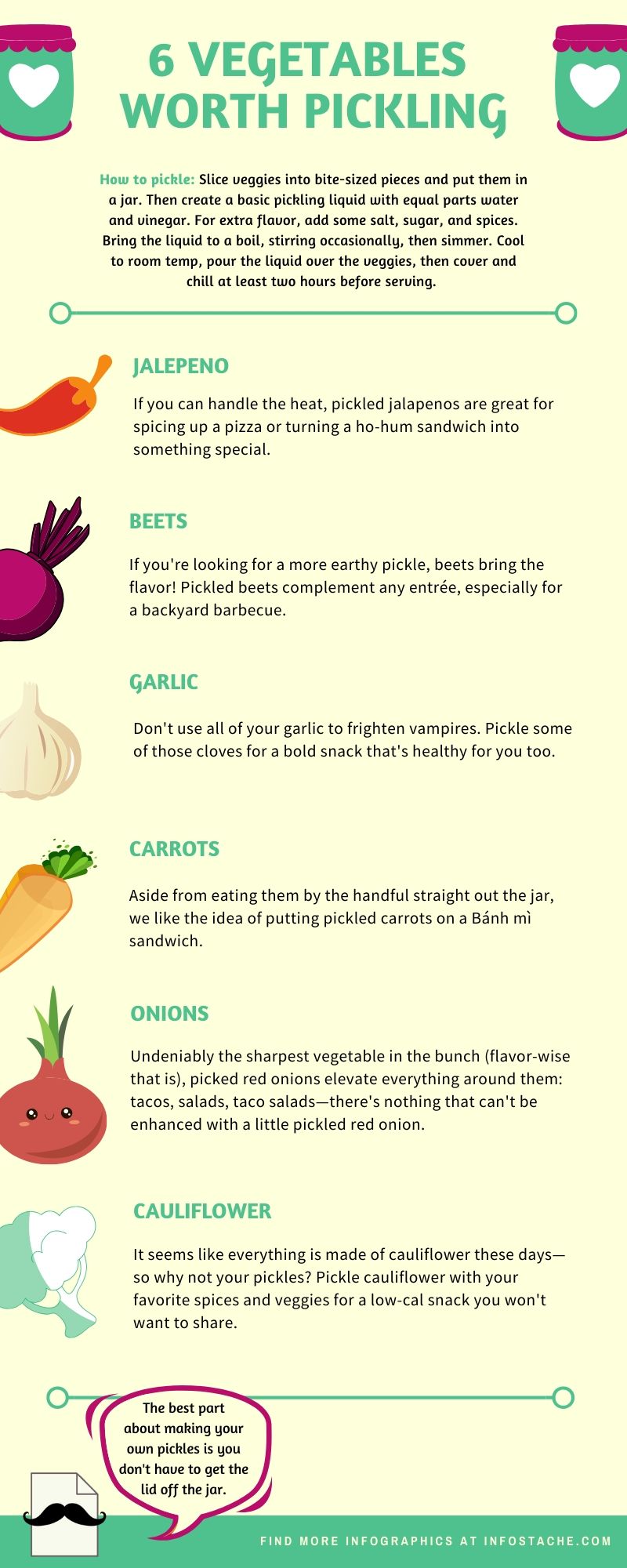 6 Vegetables Worth Pickling