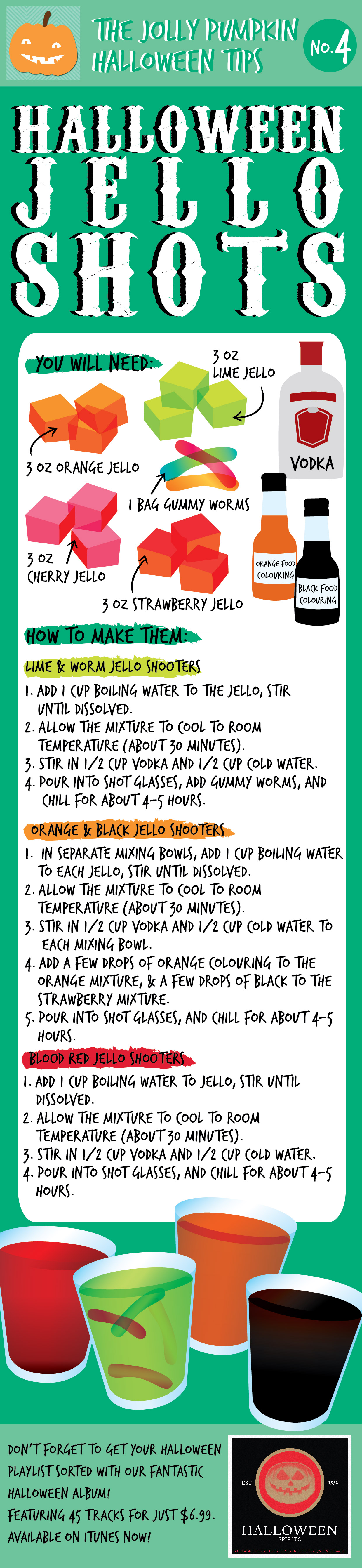 Halloween Jell-O Shots Recipe