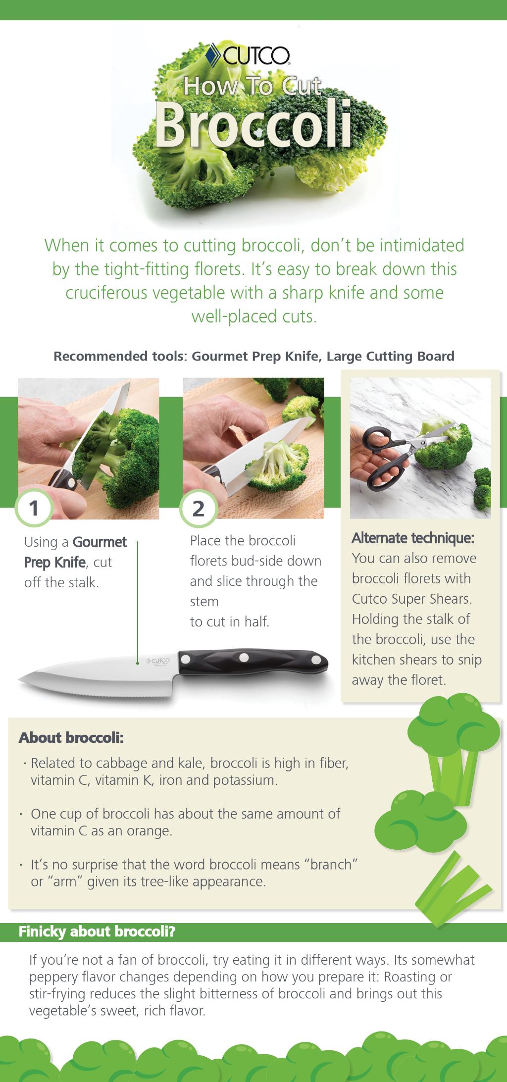 How to Cut Broccoli