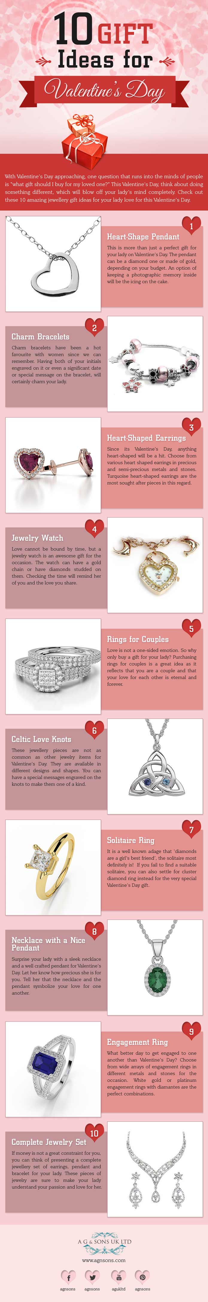 10 Gift Ideas for Woman on Valentine's Day