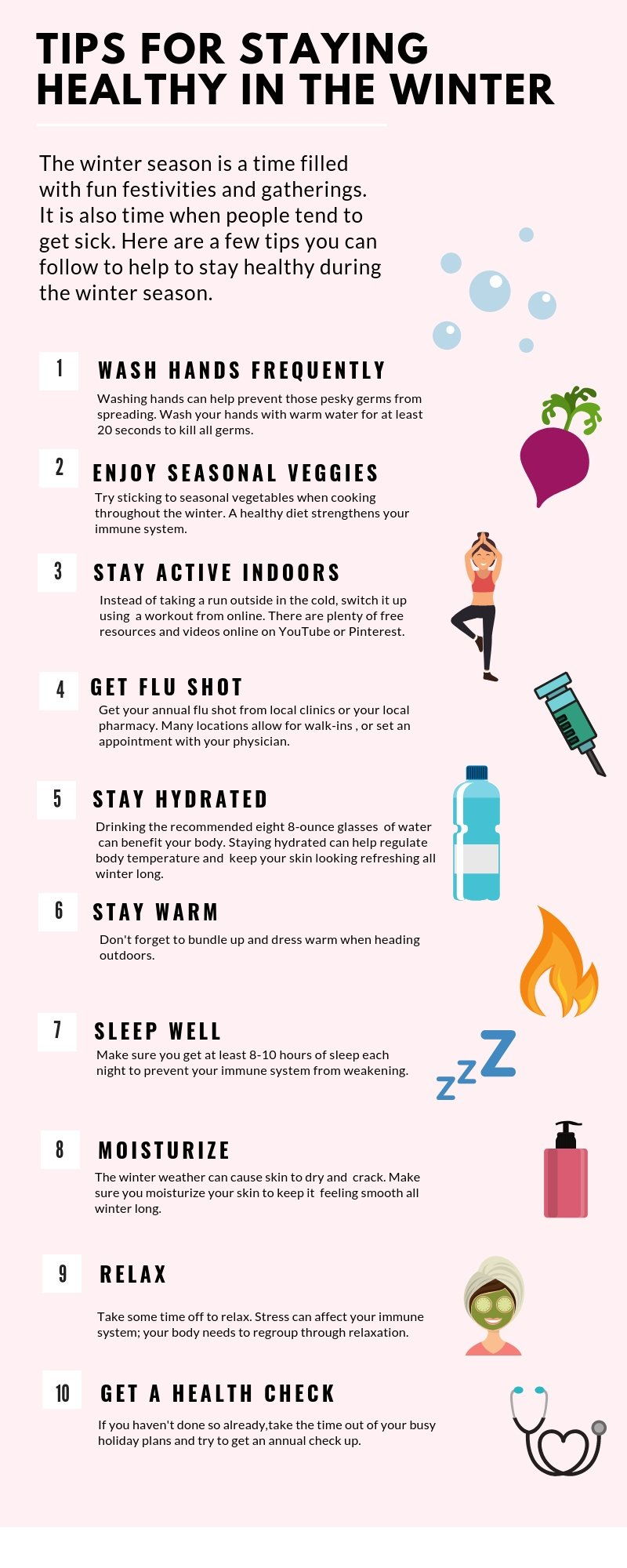 10 Tips for Staying Healthy in the Winter