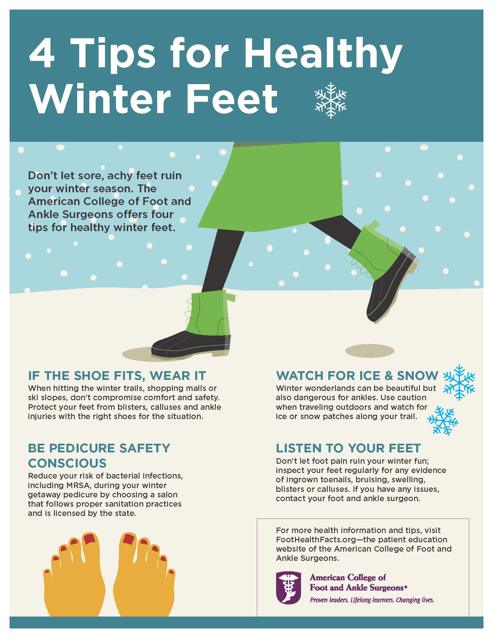 4 Tips for Healthy Winter Feet