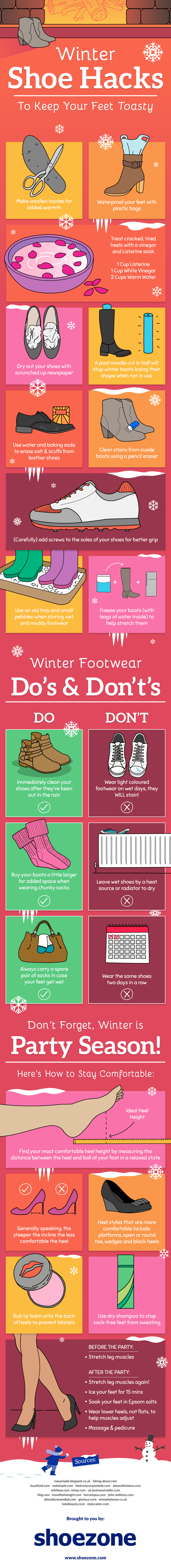 Winter Hacks to Protect Your Shoes and Feet