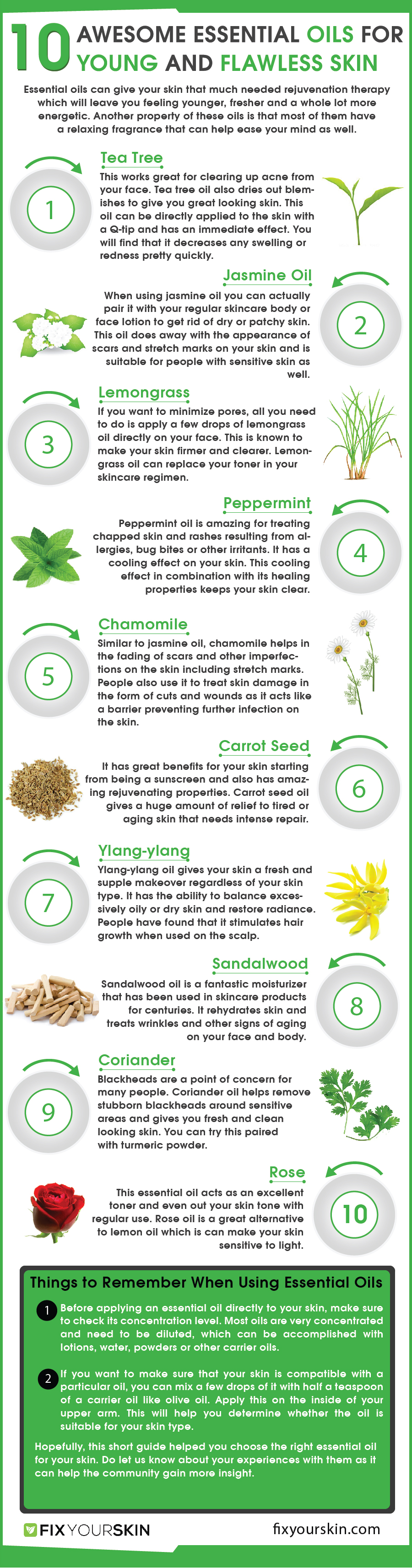 10 Awesome Essential Oils for Young and Flawless Skin