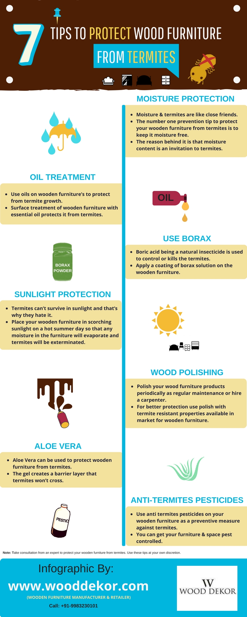 7 Tips to Prevent Wooden Furniture from Termites