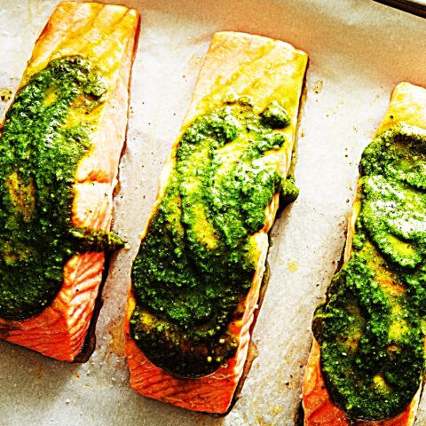 Meal photo - 5-Ingredient Pesto Baked Salmon