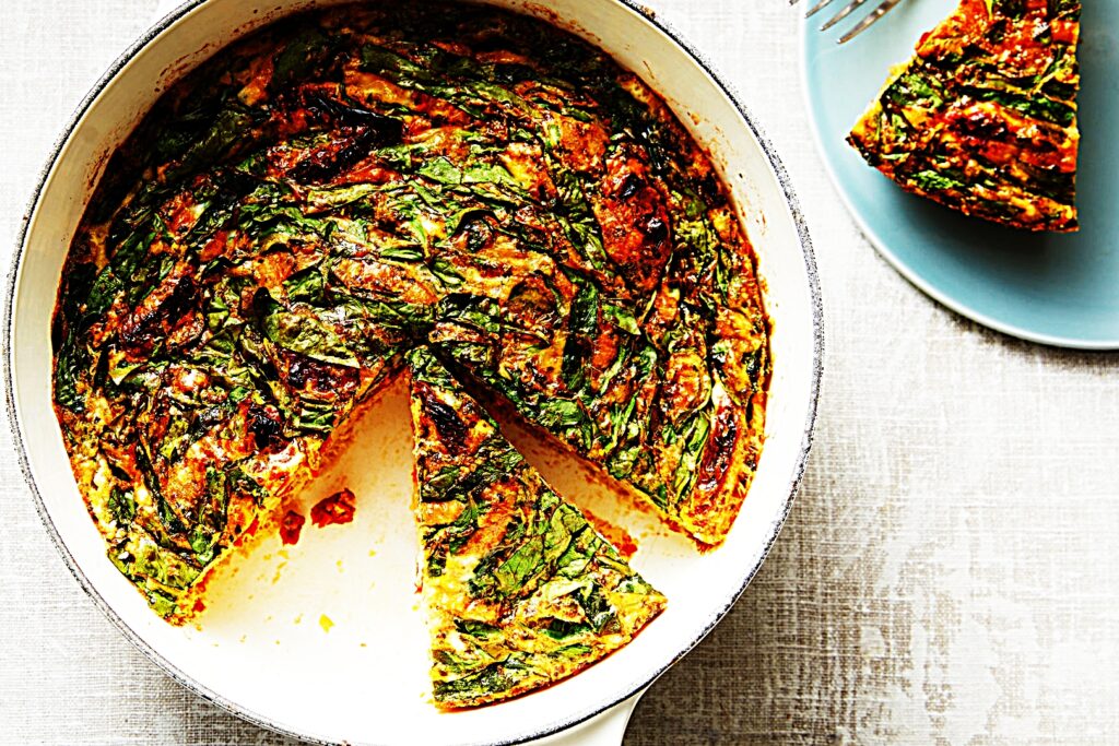 Meal photo - 5 Ingredient Sun-Dried Tomato and Spinach Frittata