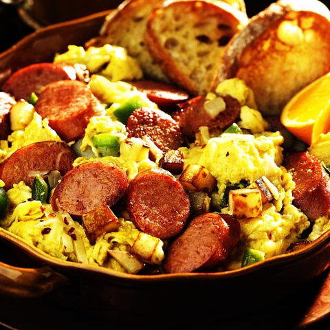 Meal photo - Andouille Sausage Cajun Scramble