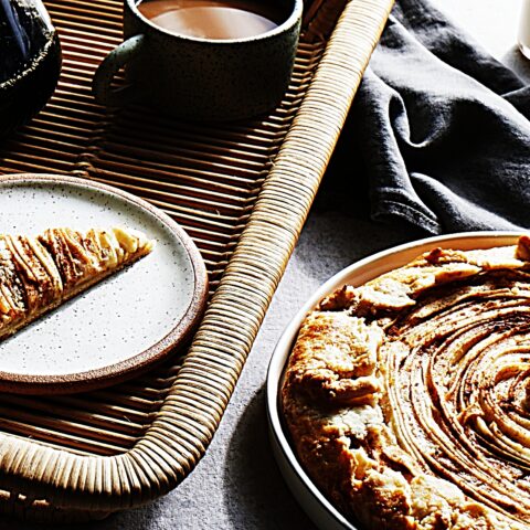 Meal photo - Apple Noodle Cheesecake Galette