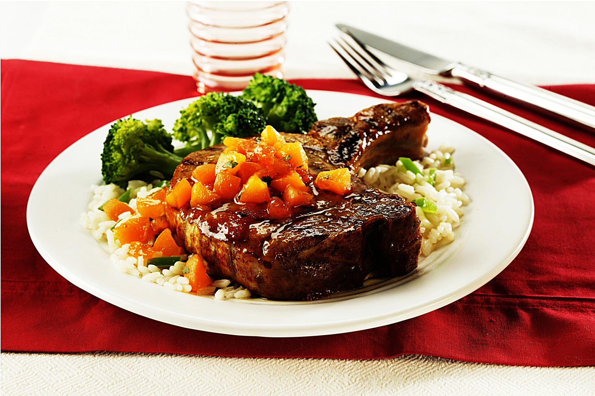 Meal photo - Apricot-Glazed Pork Loin Chops