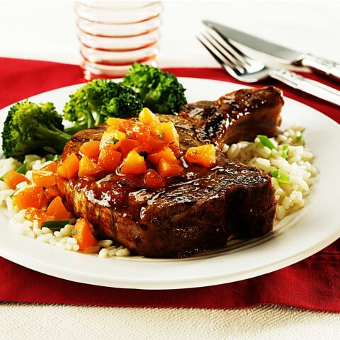 Meal photo - Apricot-Glazed Pork Loin Chops