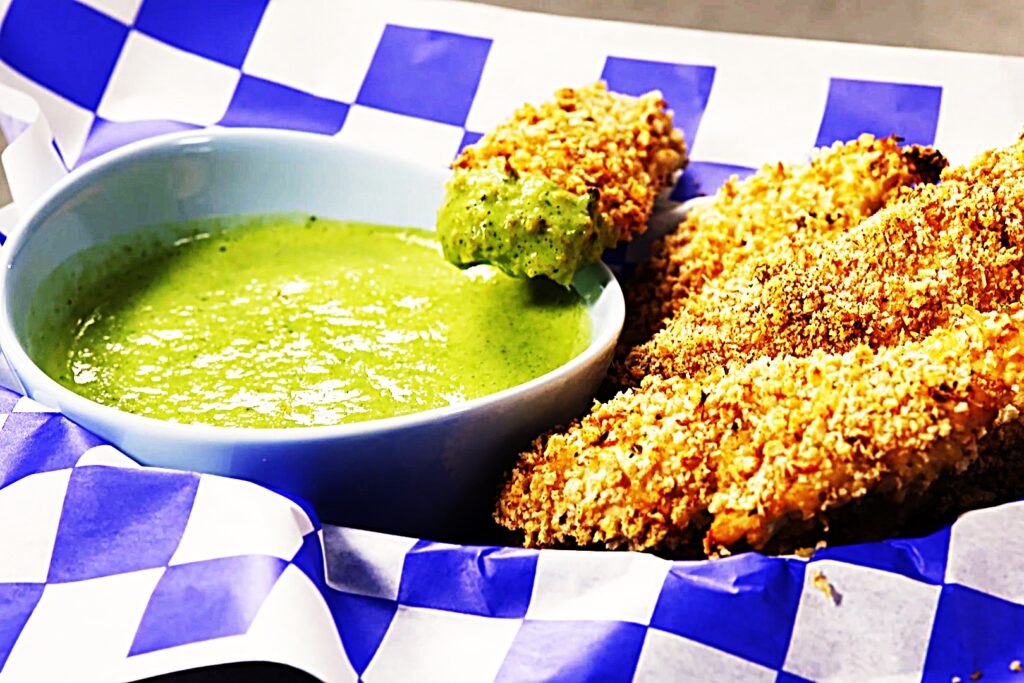 Meal photo - Baked Chicken Tenders with Herbed Ranch Dip