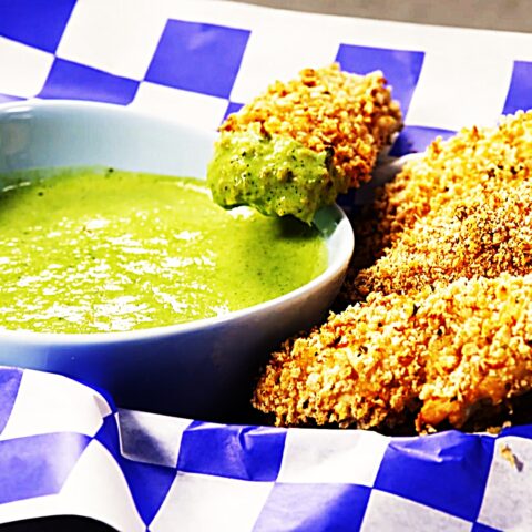 Meal photo - Baked Chicken Tenders with Herbed Ranch Dip