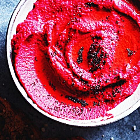 Meal photo - Beet Hummus