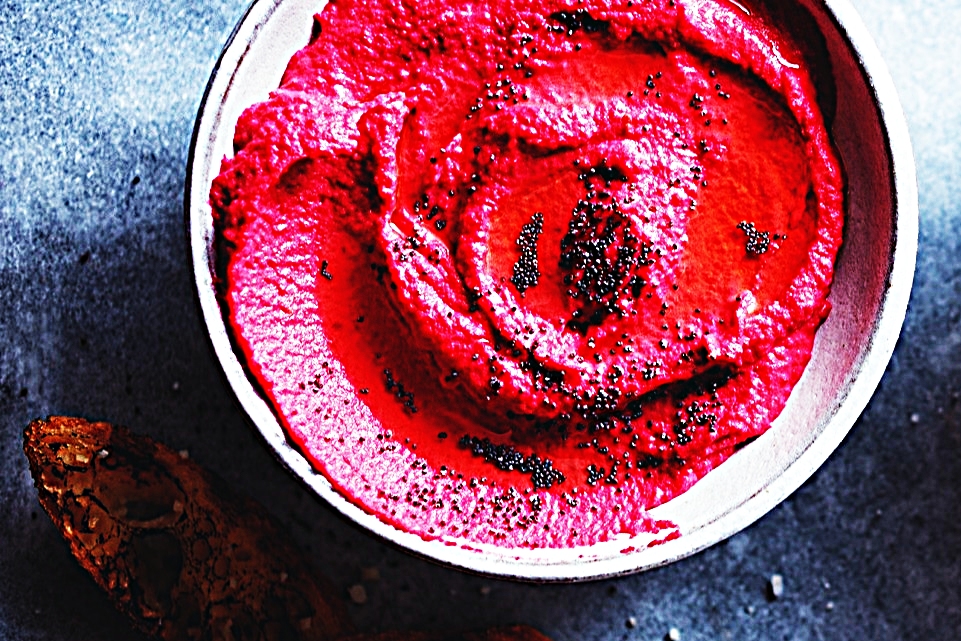 Meal photo - Beet Hummus