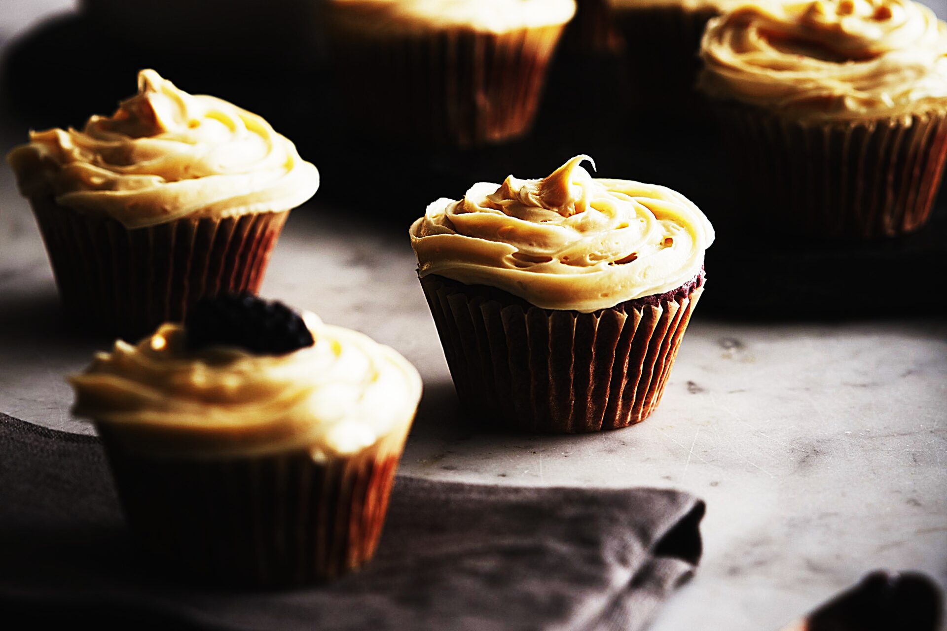 Meal photo - Blackberry Cupcakes