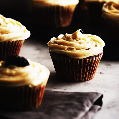 Meal photo - Blackberry Cupcakes