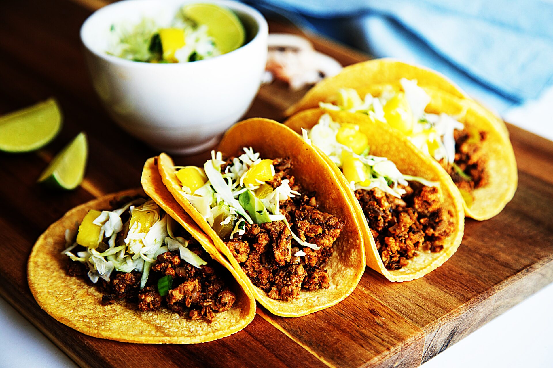 Meal photo - Blended Al Pastor Tacos with Pineapple Jalapeno Slaw