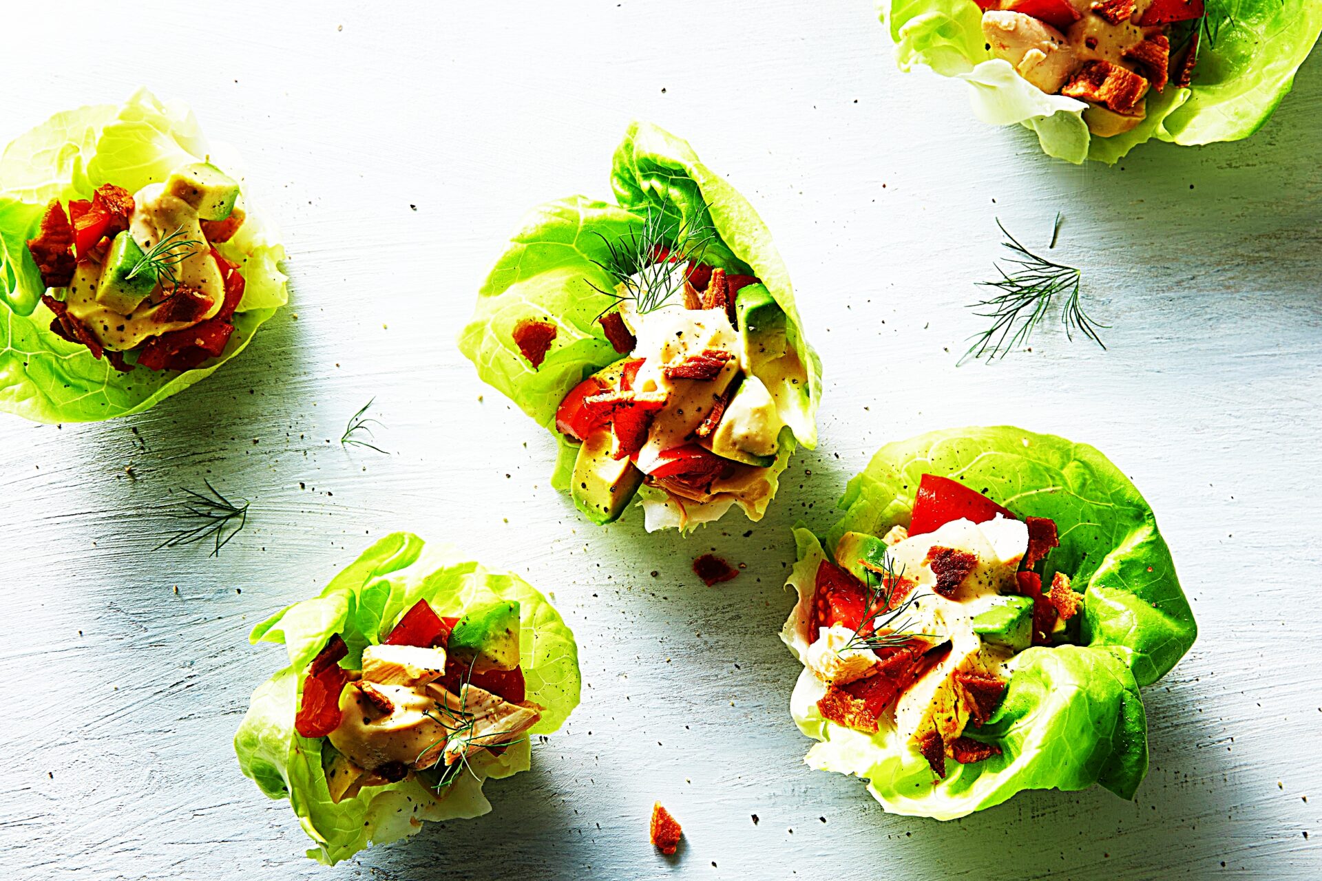 Meal photo - BLTA Chicken Lettuce Wraps