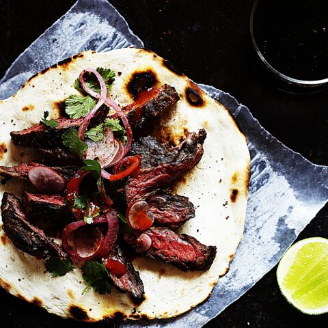 Meal photo - Carne Asada Tacos with Flour Tortillas