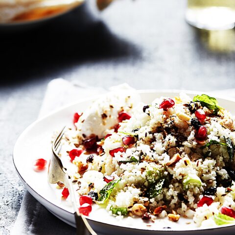 Meal photo - Cauliflower Rice Salad with Dukkah and Yogurt