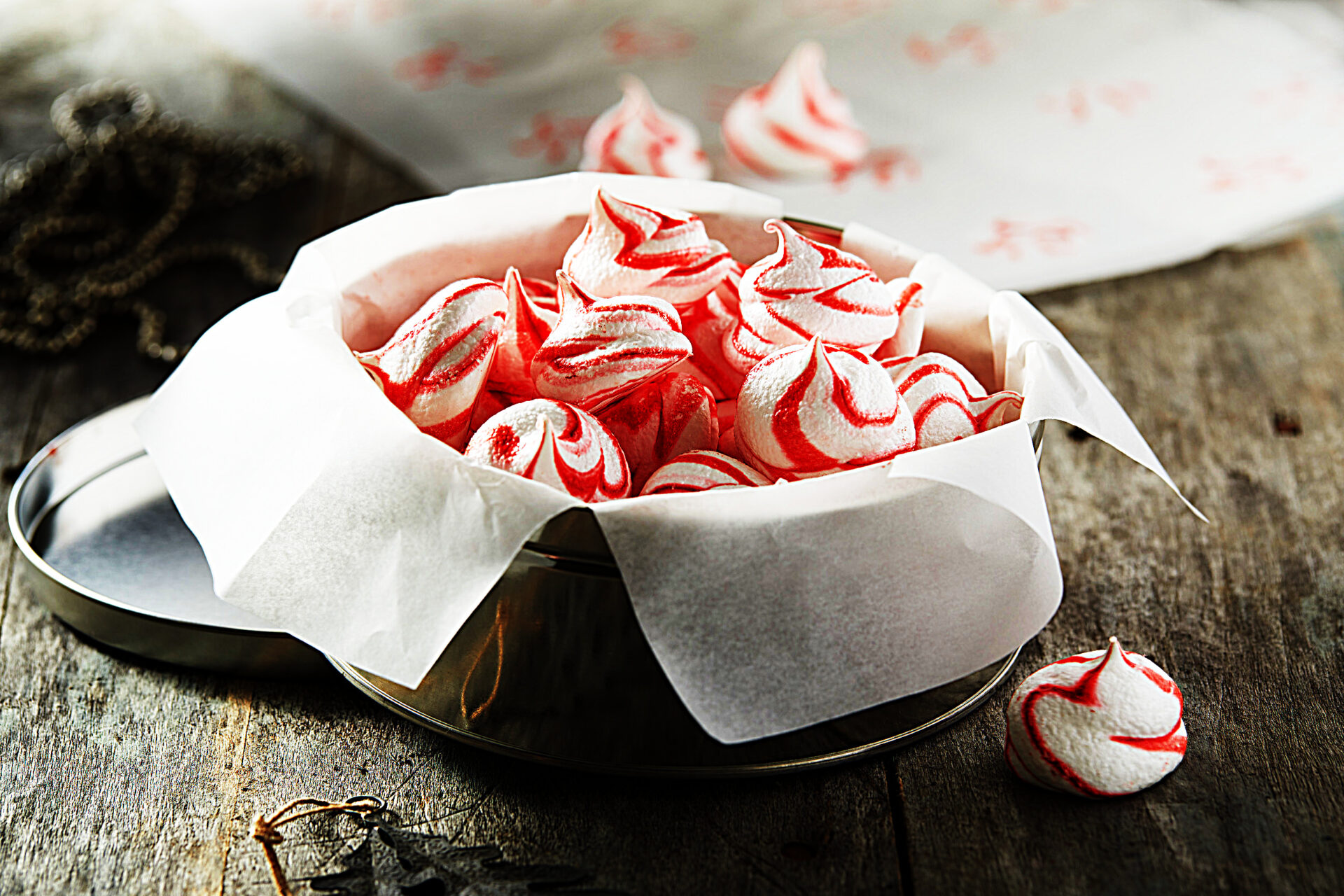 Meal photo - Christmas Peppermint Meringue Swirls