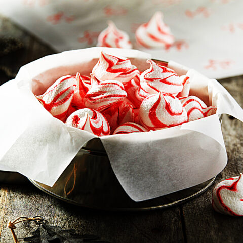 Meal photo - Christmas Peppermint Meringue Swirls