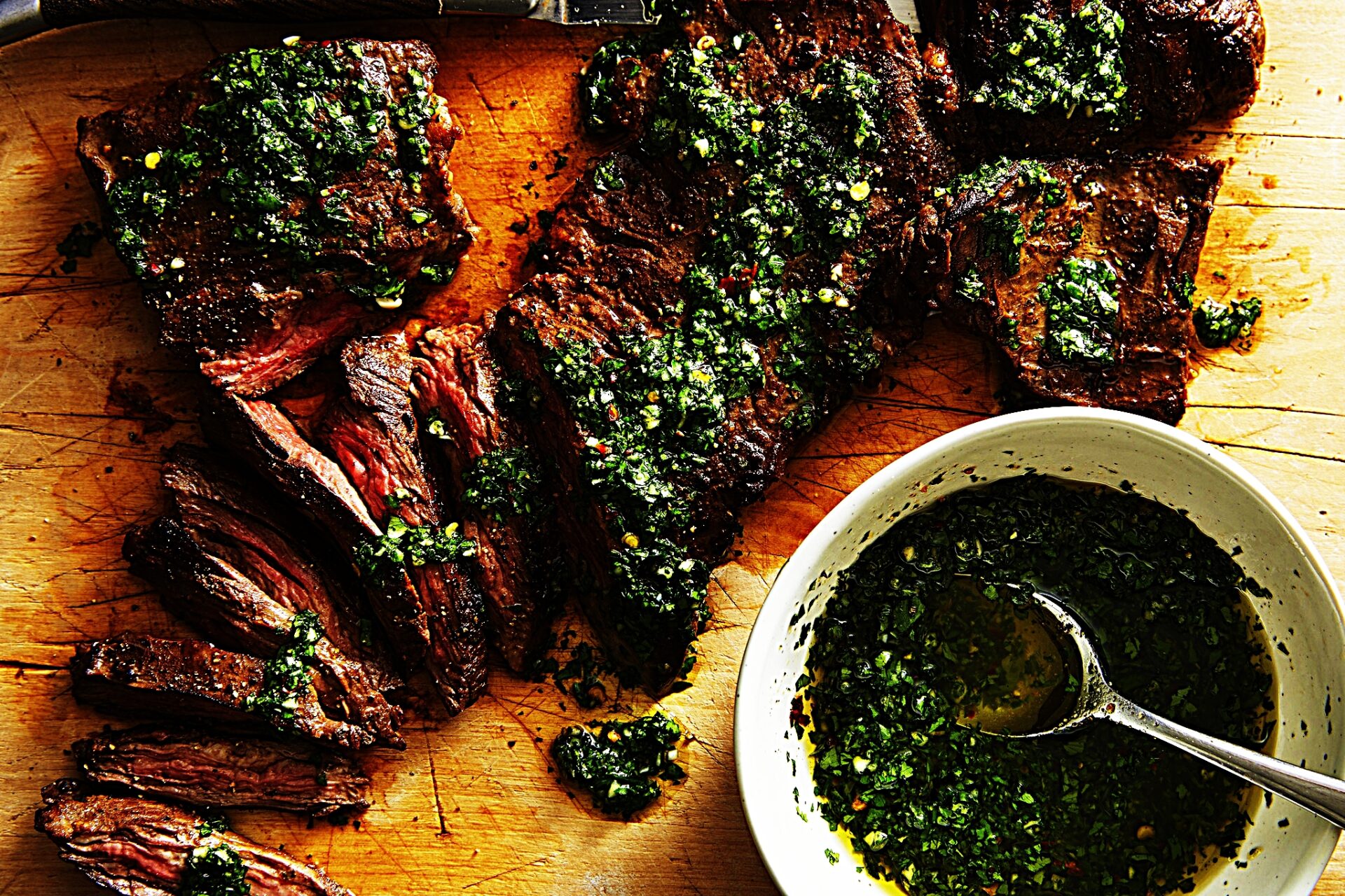 Meal photo - Churrasco with Chimichurri