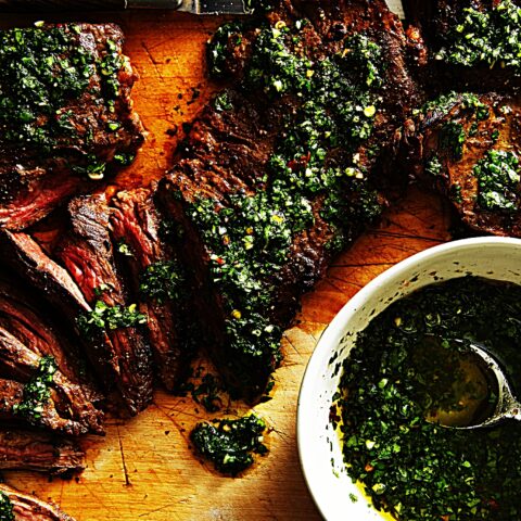 Meal photo - Churrasco with Chimichurri