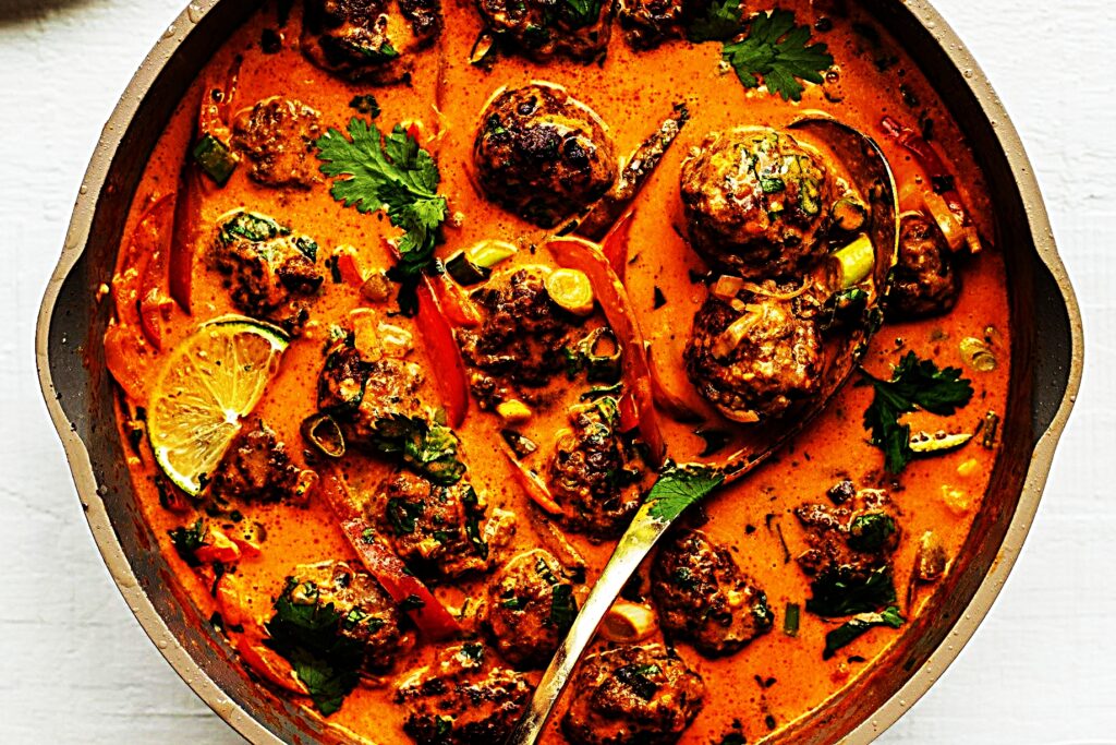 Meal photo - Coconut Curry Pork Meatballs