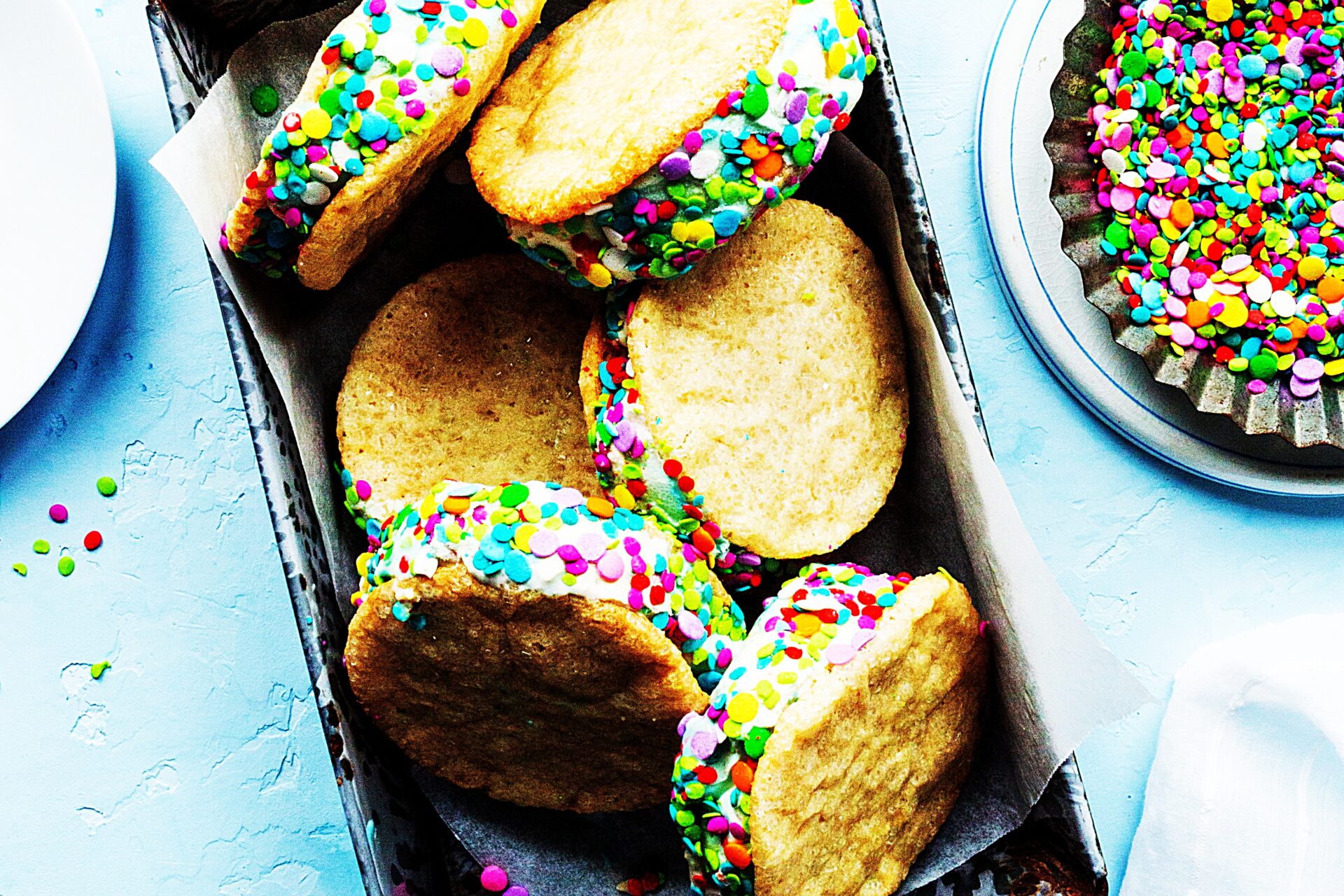 Meal photo - Confetti Ice Cream Cookie Sandwiches