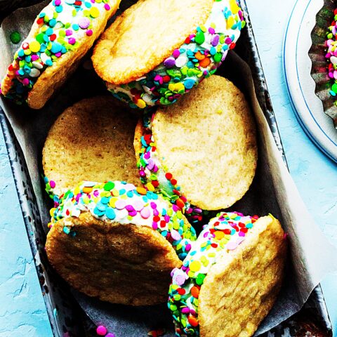 Meal photo - Confetti Ice Cream Cookie Sandwiches