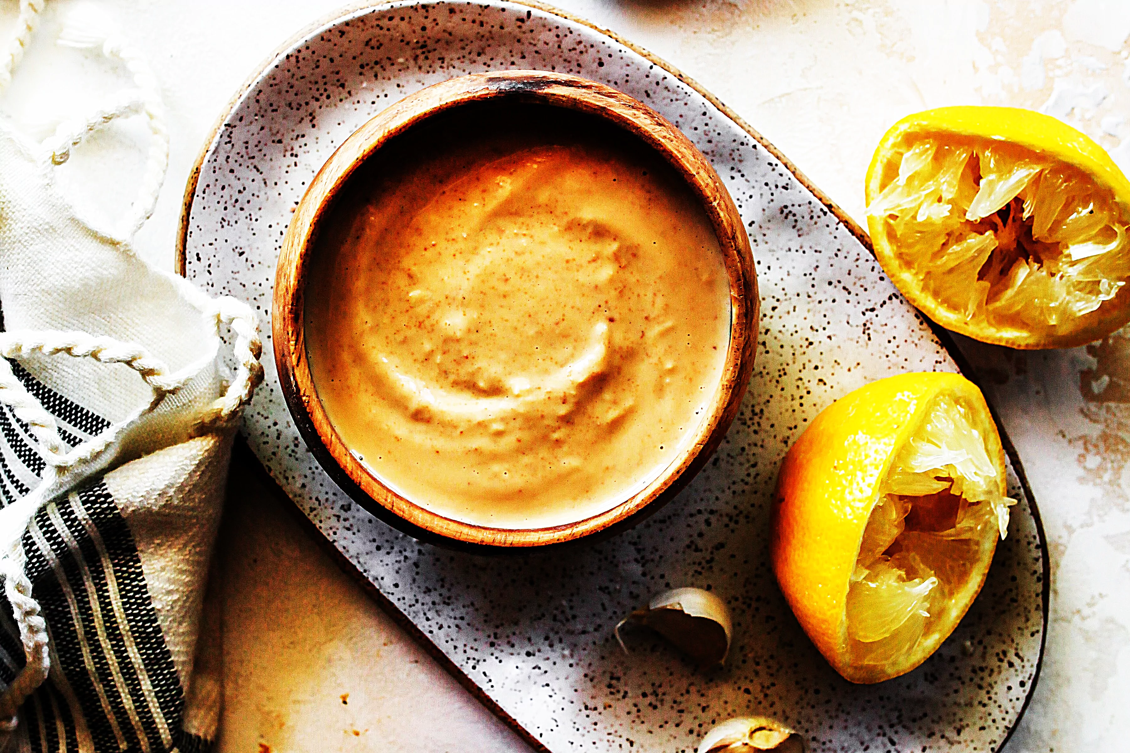 Creamy Garlic Cashew Sauce