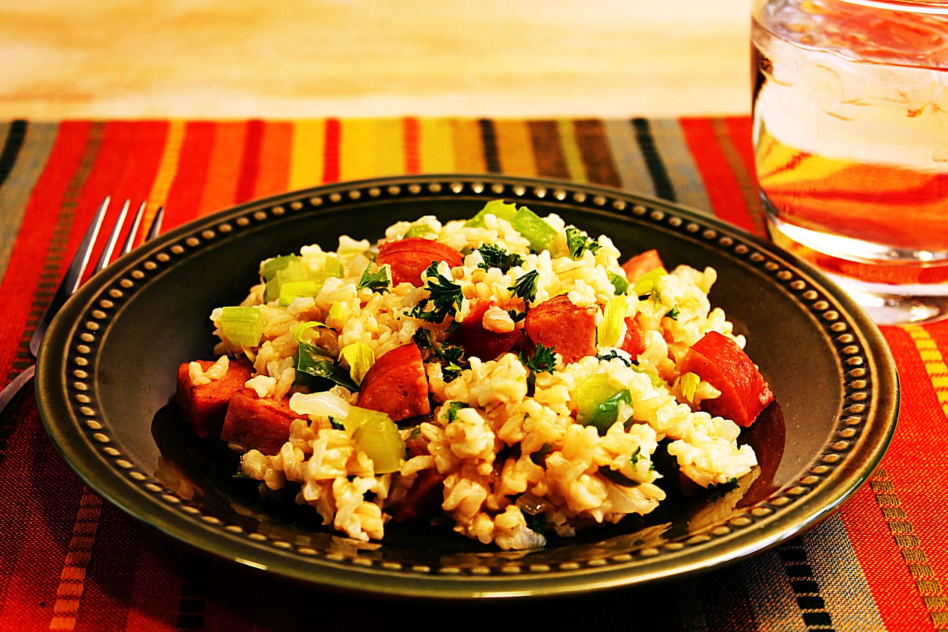 Meal photo - Dirty Rice with Andouille Sausage