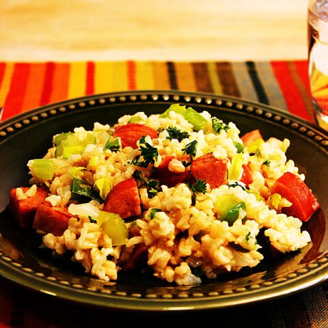 Meal photo - Dirty Rice with Andouille Sausage