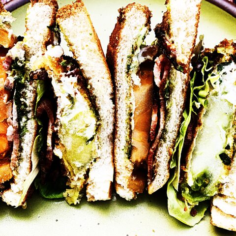 Meal photo - Fried Green Tomato BLT in Seconds