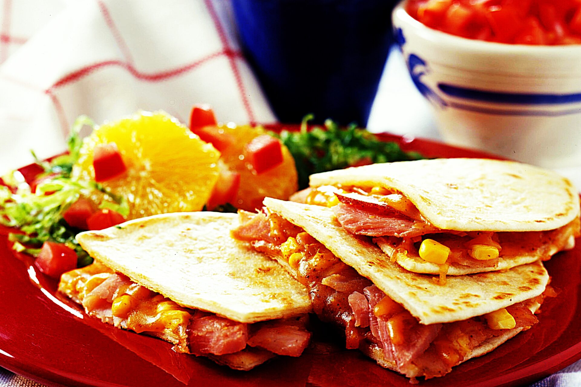 Meal photo - Ham Quesadillas