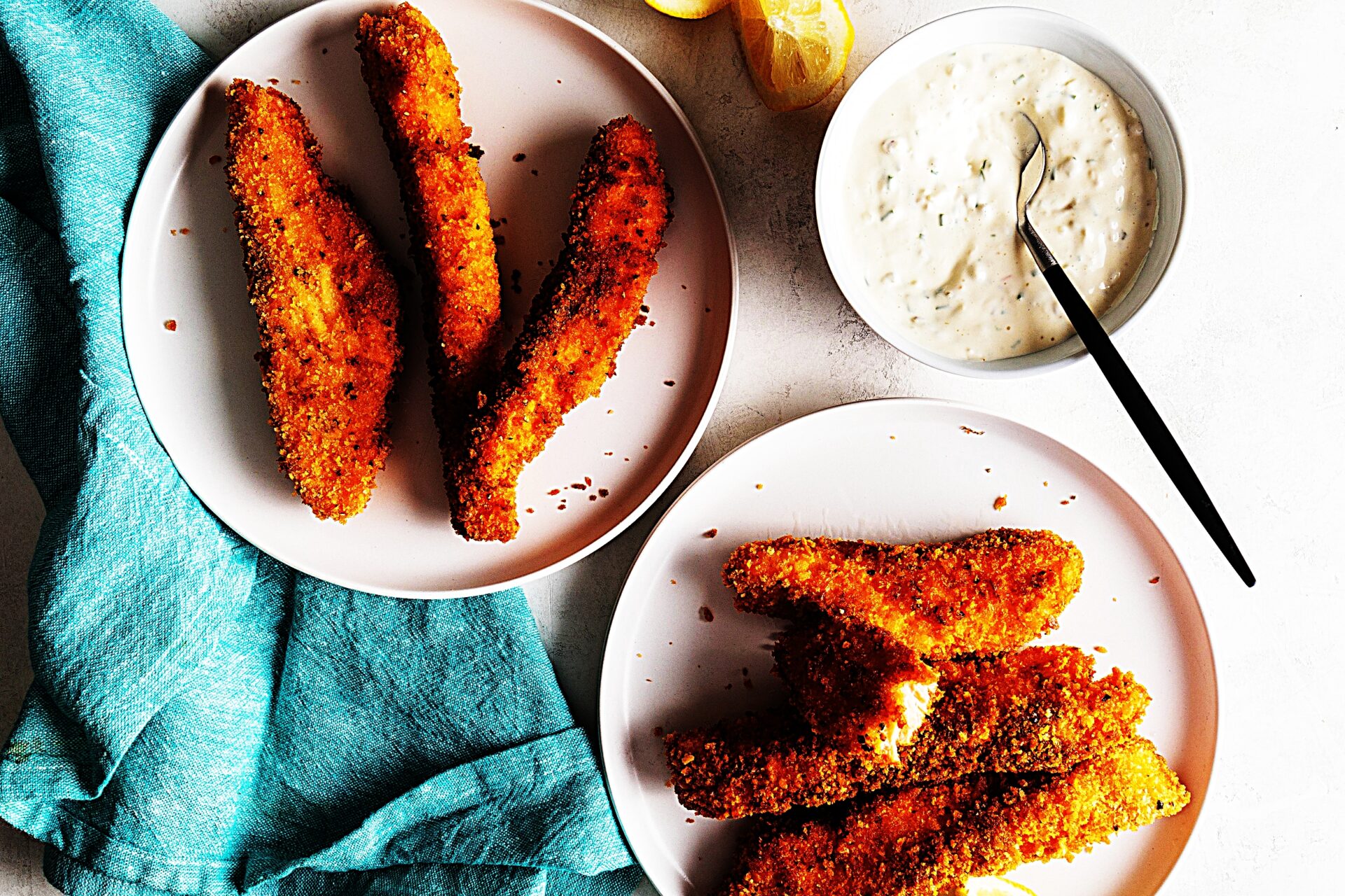 Meal photo - Homemade Salmon Fish Sticks with Quick Tartar Sauce