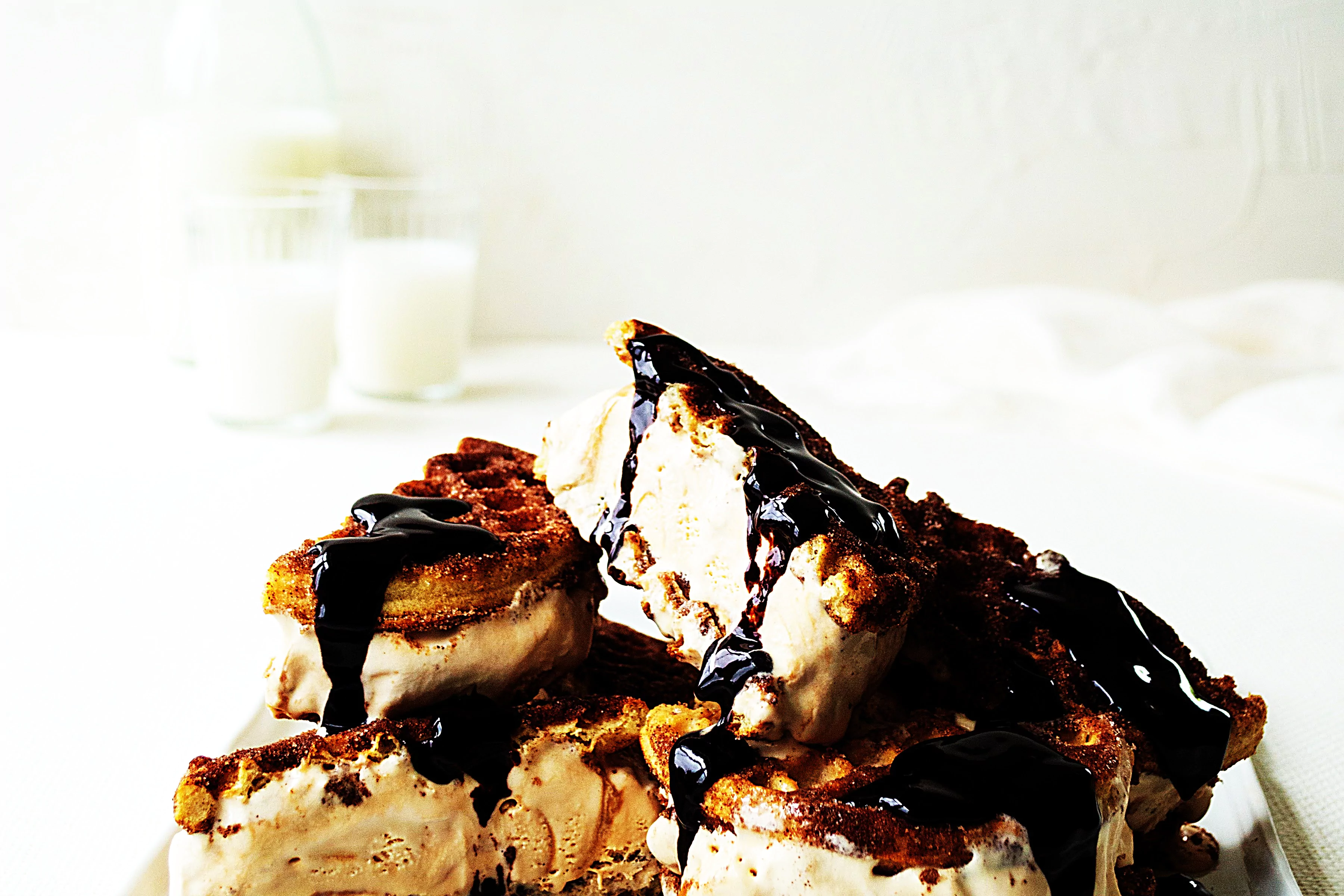 Ice Cream Churro Wafflewiches