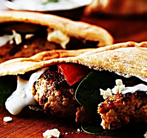 Meal photo - Mediterranean Ground Chicken Pita Pocket